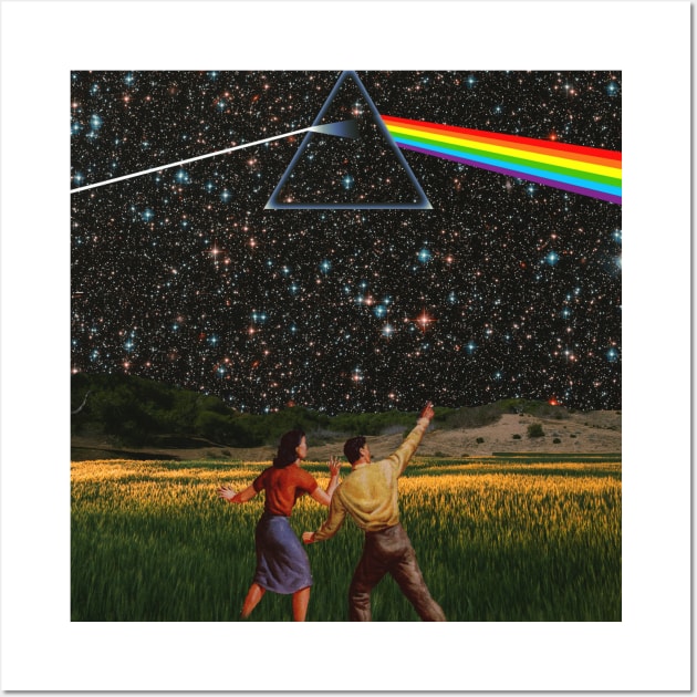 Dark side of the moon Wall Art by Trippyarts Store